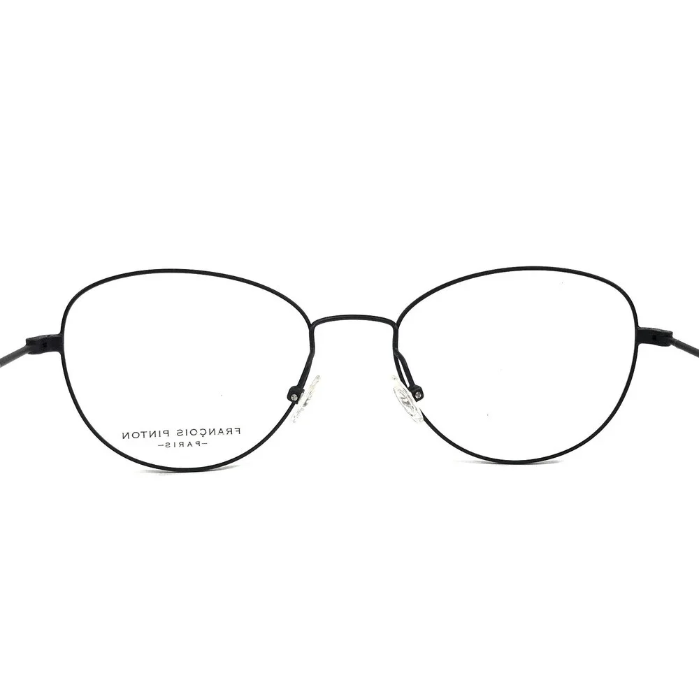 Francois Pinton Eyeglasses Frames AIR 1 019 Matte Black Wire Rim 52-18-148